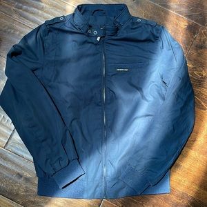 Boy members only navy bomber jacket/windbreaker. Size 14/16
